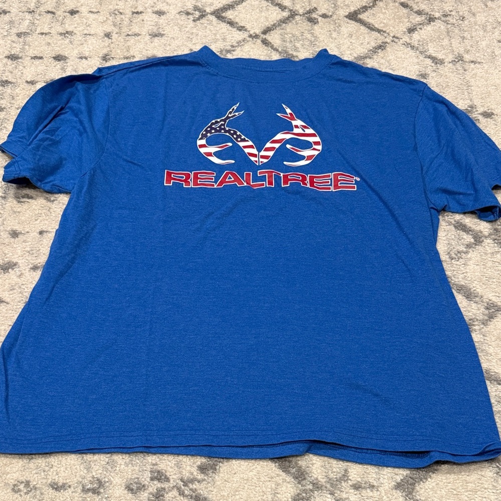 Realtree Patriotic Blue Tee